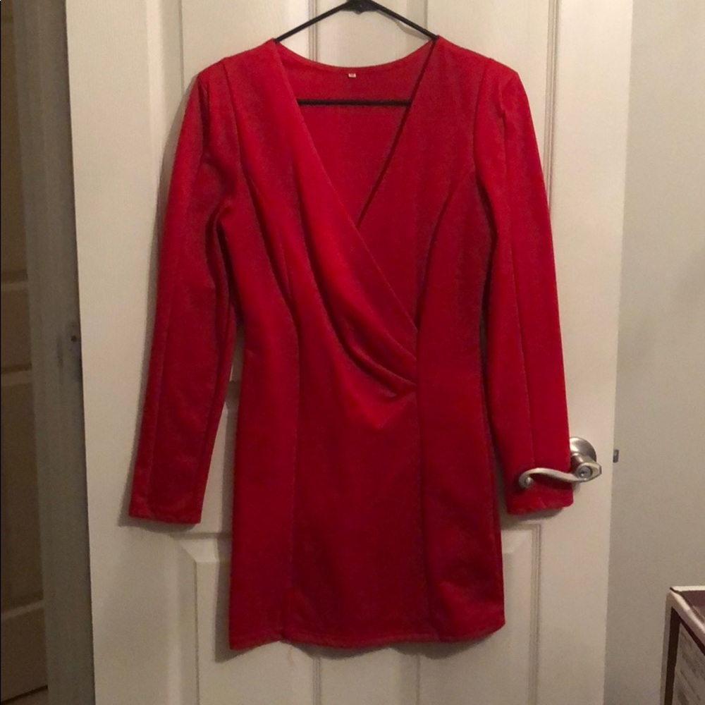 Red dress